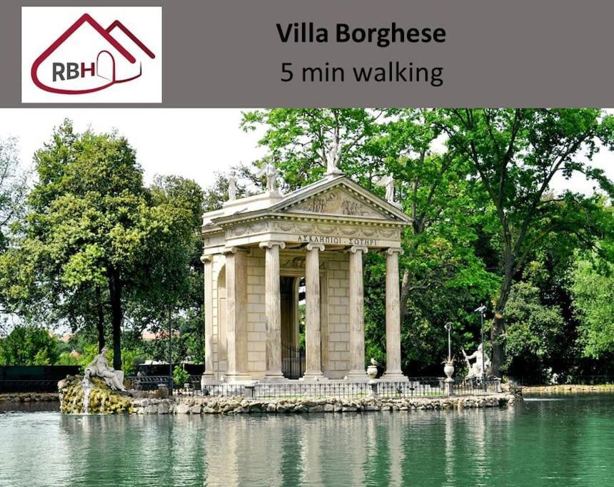 Romebesthome Beccaria - Piazza Del Popolo Bagian luar foto